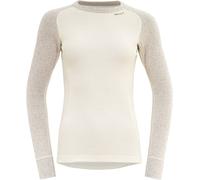 Devold of Norway - Thermal baselayer - Duo Active Merino 205 Shirt W Raw White for Women in Wool - Size XS - Beige Beige XS