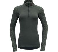 Devold of Norway - Thermal baselayer - Duo Active Merino 205 Z.Neck W Woods for Women in Wool - Size XS - Green Green XS