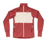 Devold - Women's Egga Grid Merino Jacket - Merino jacket size M, red