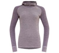 Devold - Women's Kvitegga Hoodie - Merino shirt size L, pink