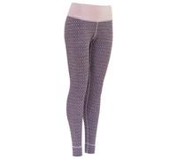Devold - Women's Kvitegga Long Johns - Merino base layer size L, purple/grey