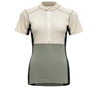 Devold - Women's Lauparen Merino 190 Zip Tee - Merino base layer size L, sand