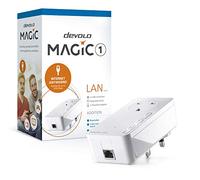 devolo 8289 Magic 1-1200 LAN Add-on Powerline Adapter,Stable Home Working, High Performance(Up to 1200 Mbps for Your Home Network, Internet from Any Wall Socket,Plug and Play, Easy Config),White