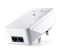 Devolo Dlan 550 Duo+ Add-On Powerline Adapter (500 Mbps, 2x Lan Ports, Compact Housing, Lan, Powerline, Simple Lan Network From A Power Socket)