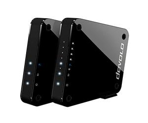 devolo GigaGate WLAN Starter Kit (2 Gbit/s Connection, 1 x High Speed Gigabit Port, 4 x Fast Ethernet Ports, Point-to-Point Connection via 5 GHz Band, High-End Multimedia Experience, AES Encryption)