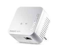 devolo Powerline WLAN Adapter, Mini WiFi Magic 1 Extension Adapter - Up to 1200 Mbps, Mesh WLAN Amplifier, 1 LAN Connection, dLAN 2.0, White