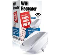 Devolo Wi-Fi Repeater (Speeds up to 300 Mbps, Easy Installation, Wi-Fi Amplifier, 1x LAN port, WPS, Whole Home Wi-Fi, Wi-Fi Signal Amplifier, Range Increaser, Wi-Fi Extender, Wi-Fi Booster)
