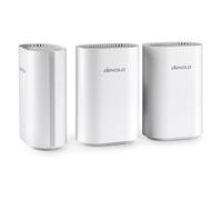 devolo WiFi 7 Mesh BE6500 3-Pack, High-speed mesh Wi-Fi system, Wi-Fi extender, up to 6,500 Mbps, 2.5 Gigabit Ethernet port, white