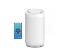 Devology 12L / Day WiFi Smart Dehumidifier with App Control, HEPA Filter, 3.2L Tank, Auto Shut-Off, Continuous Drain, Quiet Energy Efficient Home Dehumidifier for Damp, Condensation & Mould Control