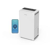 Devology 20L/day Digital Dehumidifier Wifi 3.5L Water Tank, Sleep Mode, 24H Timer Laundry Drying - Electric Mould & Damp Remover