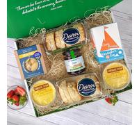 Devon Afternoon Tea Hamper for 4-8 People | Scones, Clotted Cream, Jam, Shortbread & Tea | Cream Tea Hamper for Family Birthday, Christmas, Anniversary