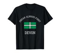 Devon Cream Always First Scone Devon Flag T-Shirt