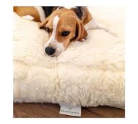 Devon Duvets Handcrafted British Wool Fleece Pet Bed - Hypoallergenic & Temperature Regulating - Available in 3 Sizes (Large (100cm x 80cm))