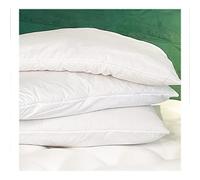 Devon Duvets Premium British Handcrafted 2-Fold Adjustable Wool Pillow - Luxurious Natural Comfort with Optimal Neck Support