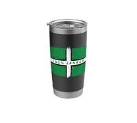 Devon Flag for Proud Janner or Plymothian Plymouth Pride UK Stainless Steel Insulated Tumbler
