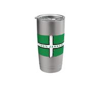 Devon Flag for Proud Janner or Plymothian Plymouth Pride UK Stainless Steel Insulated Tumbler