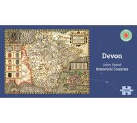 Devon Historical 1610 Map 1000 Piece Puzzle