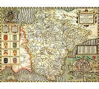 Devon Historical Map 1000 Piece Jigsaw Puzzle (1610)