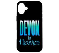 "Devon is Heaven" I Love Devon England for Devonian Pride Case for iPhone 16 Plus