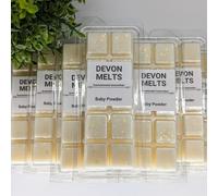 Devon Melts - Baby Powder - Highly Scented 100% Soy Wax Snapbar.