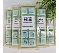 Devon Melts - Blueberry Frosting - Highly Scented 100% Soy Wax Snapbar