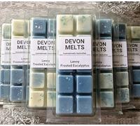Devon Melts - Lenny Frosted Eucalyptus - Highly Scented 100% Soy Wax Snapbar