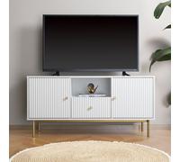 Devon - Modern TV Unit - White Home Garden Direct White One Size
