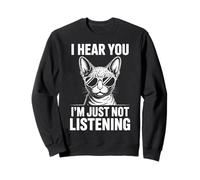 Devon Rex Cat Funny Devon Rex Sweatshirt