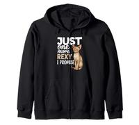 Devon Rex Cat Lover Just One More Rexy I Promise Pet Owner Zip Hoodie