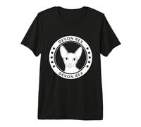 Devon Rex Cat Portrait Premium T-Shirt