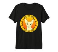 Devon Rex Cat Portrait Premium T-Shirt