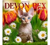 Devon Rex Cats 2026 Calendar: Playful Personalities and Unique Charm