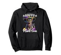 Devon Rex Happy Mardi Gras Devon Rex Pullover Hoodie