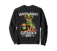Devon Rex Happy Saint Catricks Day Devon Rex Cat Sweatshirt