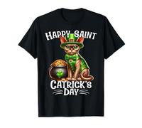 Devon Rex Happy Saint Catricks Day Devon Rex Cat T-Shirt