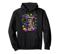 Devon Rex Mardi Gras Devon Rex Mardi Gras Pullover Hoodie