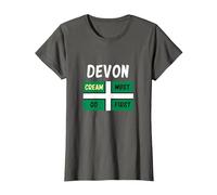 Devon T Shirt Cream Must Go First on Your Scone T-Shirt, Women, Asphalt Grey, XX-Large