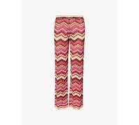 Devon Windsor Womens Devon Windsor Cierra Chevron-Stripe Knitted Trousers Berry L