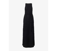 Devon Windsor Womens Devon Windsor Nova Cut-Out Knitted Maxi Dress Twilight M