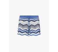 Devon Windsor Womens Devon Windsor Solene Chevron-Stripe Knitted Shorts Marina S