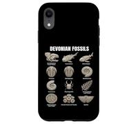Devonian Fossils Chart - Ancient Marine Life & Early Plants Case for iPhone XR
