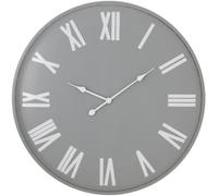 Devonport Grey Metal Large Wall Clock - 80cm x 80cm