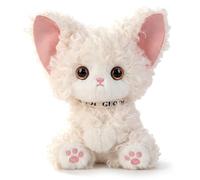 Devonrex Plush Cat Keychain 5.9 inches (15 cm), Fluffy, Crinkling Hair, Realistic, Adult Cute, Healing Animal, Gift, Interior Decoration