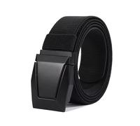 Devons Treasures Tactical Belt - Stretch Nylon Web Work Belts for Men - Heavy Duty Military Rigger Hiking Belt with Quick Release Metal Buckle