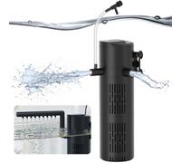 Devopet Aquarium Filter for 20-60 Gallon Tanks, Internal Fish Tank Filter, Submersible Turtle Tank Filter, with Aeration/Rainfall Modes and Dual Water Outlet