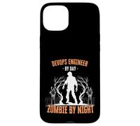 DevOps Engineer by Day Zombie by Night Fun Halloween Creepy Case for iPhone 15 Plus