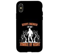 DevOps Engineer by Day Zombie by Night Fun Halloween Creepy Case for iPhone X/XS