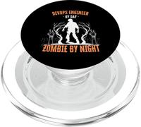 DevOps Engineer by Day Zombie by Night Fun Halloween Creepy PopSockets PopGrip for MagSafe