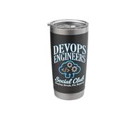 Devops Engineer Social Club Stainless Steel Insulated Tumbler