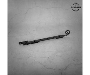 Devoran 12" Monkey Tail Casement Window Stay - Black